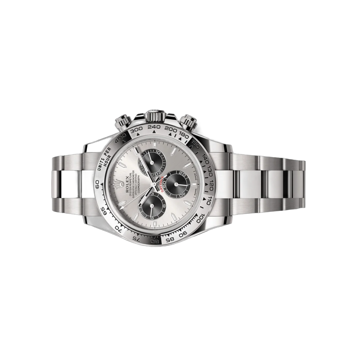 Rolex Cosmograph Daytona 126509-0003 White Gold with Engraved Bezel Silver Dial – additional product photo 3