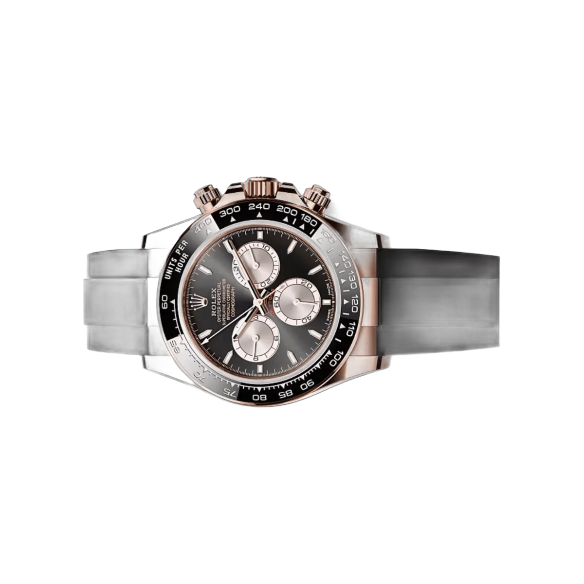 Rolex Cosmograph Daytona 126515LN-0002 Everose Gold Oysterflex Black Dial – additional product photo 3