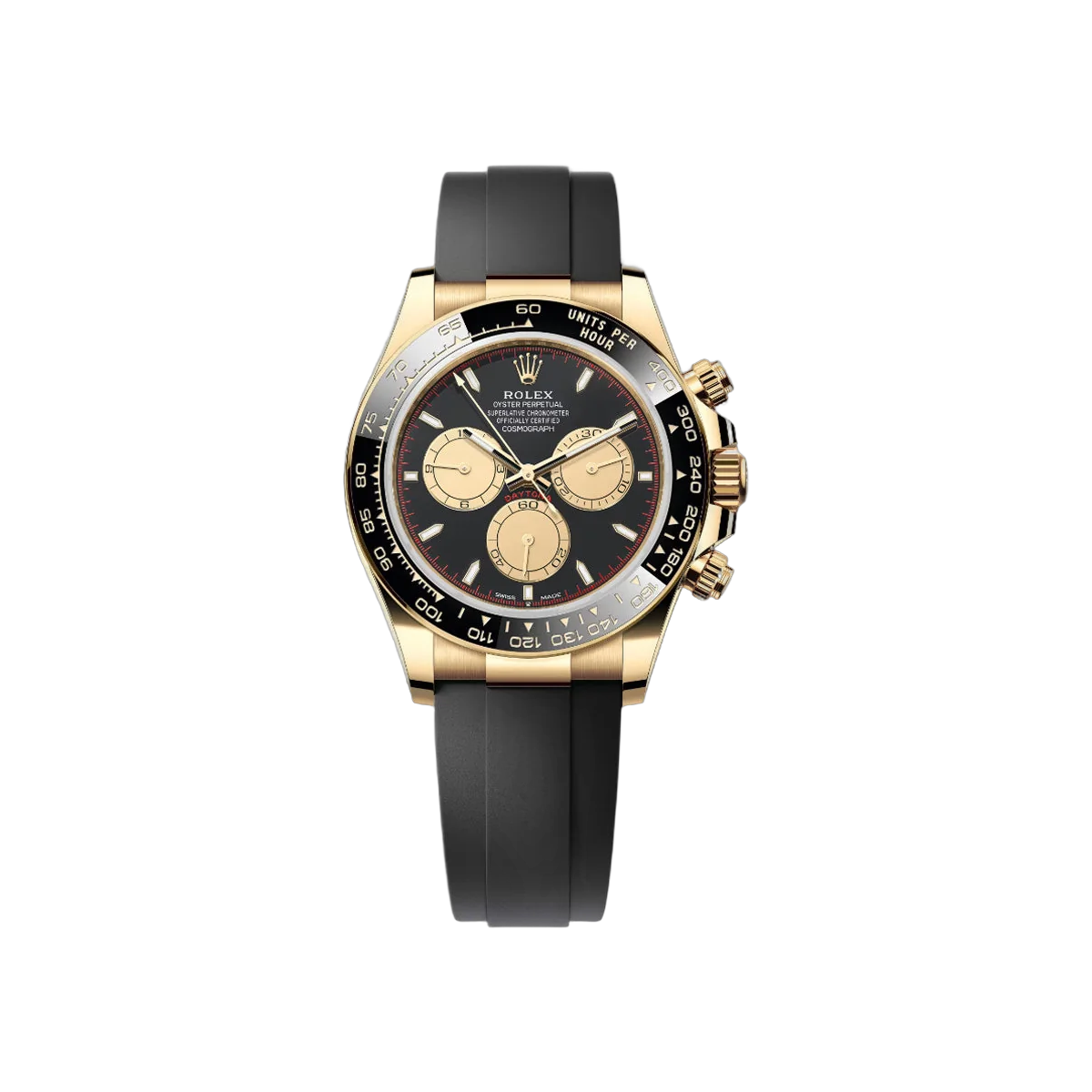 Rolex Cosmograph Daytona 126518LN-0004 Yellow Gold Black & Champagne Dial 40mm Men’s Watch