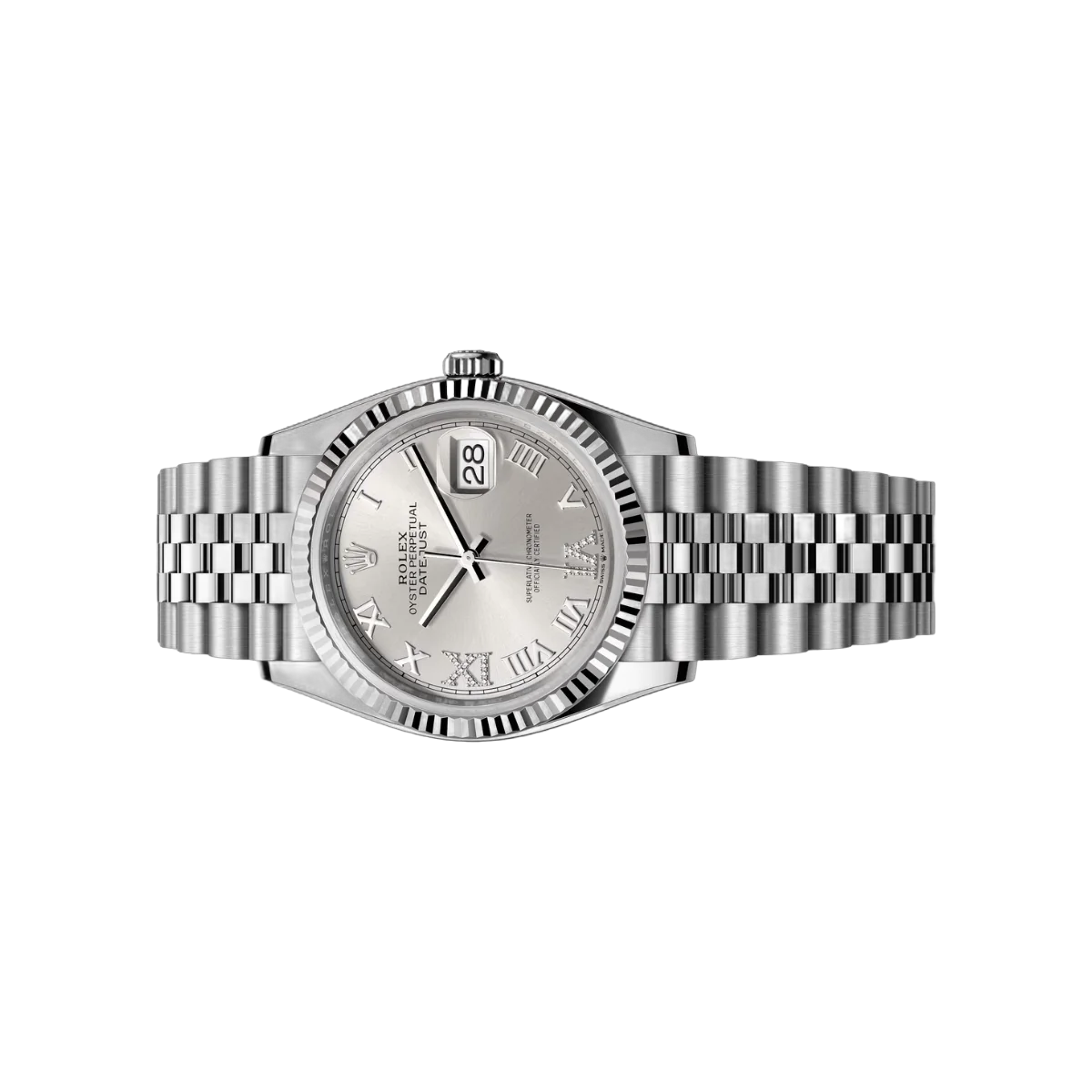 Rolex Datejust 126234-0029 Oystersteel And White Gold 36mm Silver Dial Women’s Watch – additional product photo 2