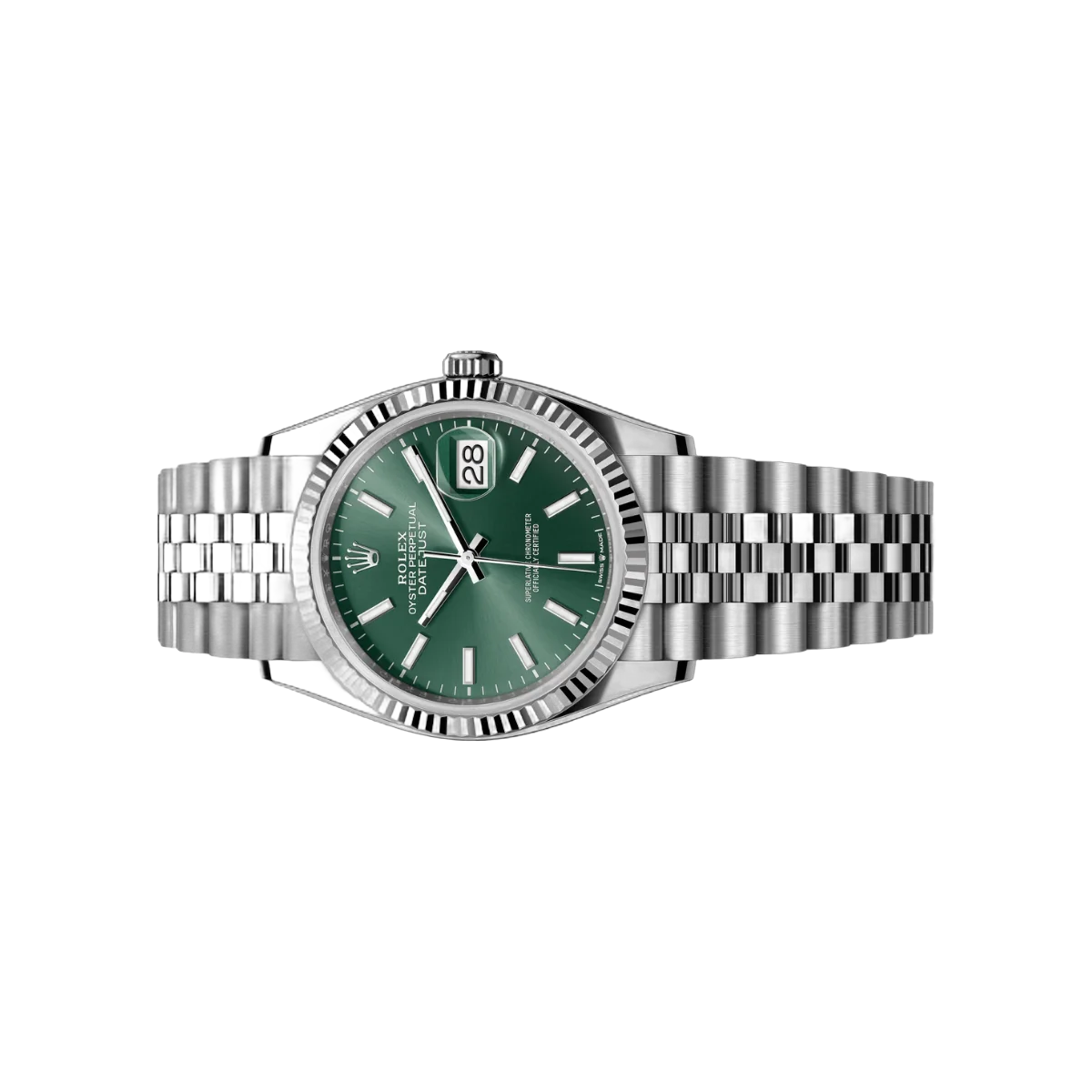 Rolex Datejust 126234-0051 Oystersteel White Gold Mint Green Dial 36mm Unisex Watch – additional product photo 2