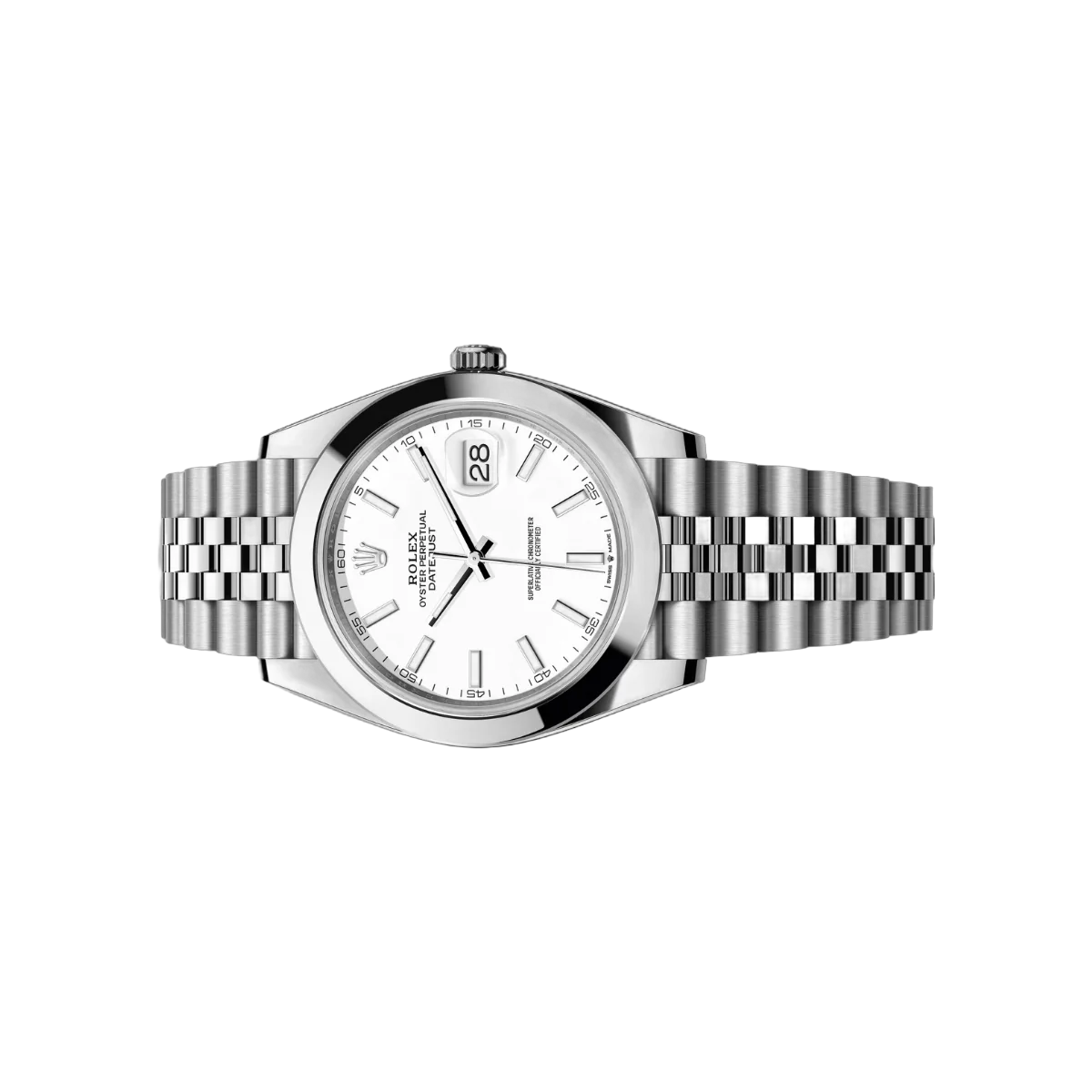Rolex Datejust 126300-0006 Oyster Perpetual 41mm White Dial Mens Watch – additional product photo 2