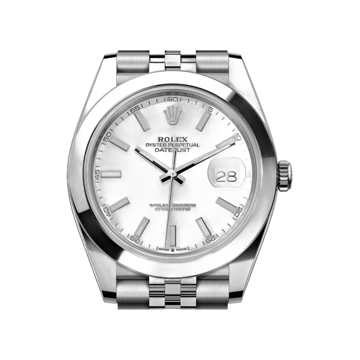 Rolex Datejust 126300-0006 Oyster Perpetual 41mm White Dial Mens Watch – additional product photo 3