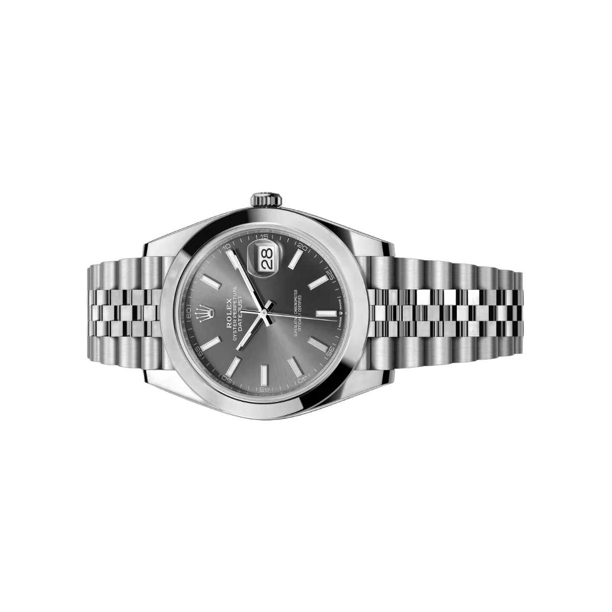 Rolex Datejust 126300-0008 Oyster Perpetual 41Mm Grey Dial Mens Watch – additional product photo 2