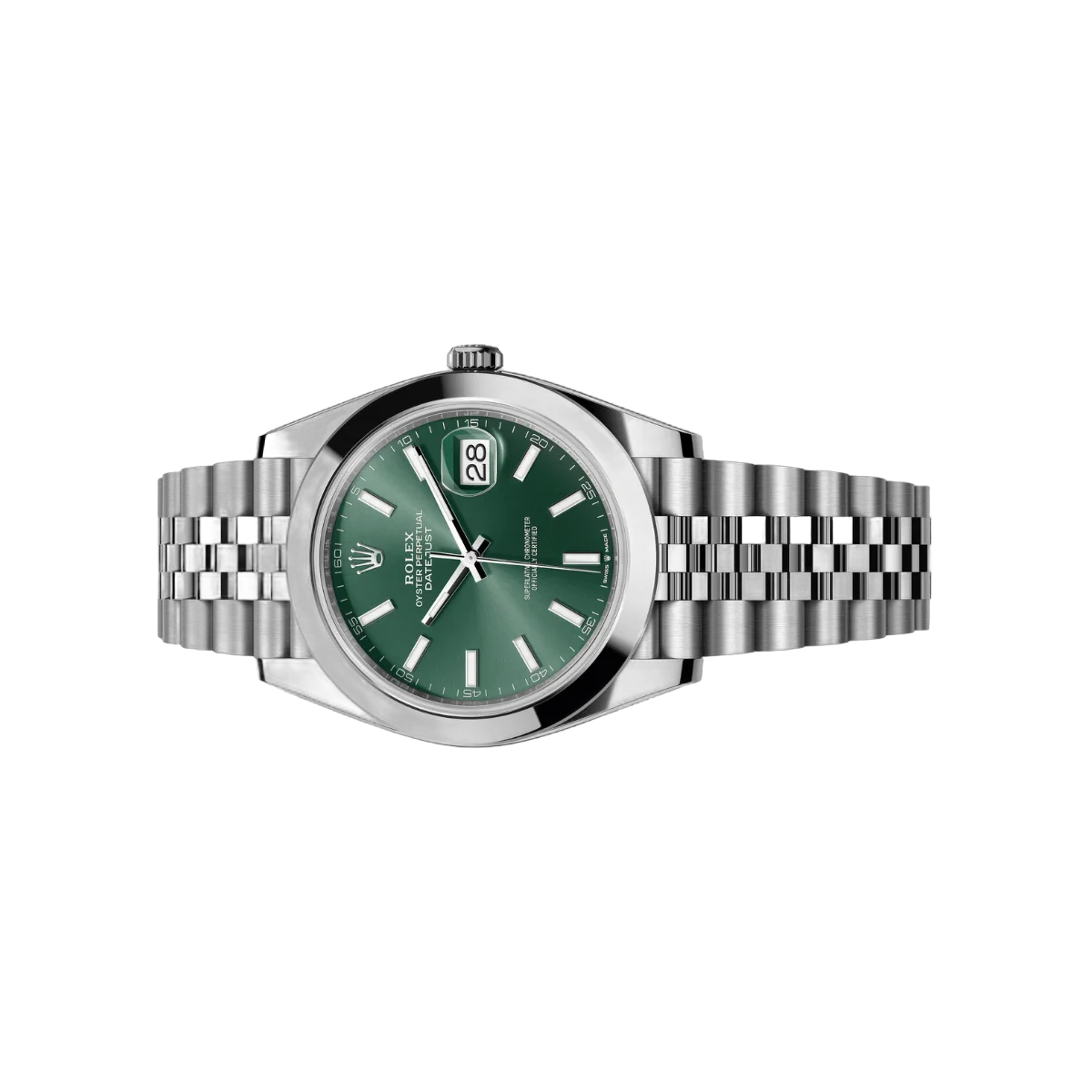 Rolex Datejust 126300-0020 Oyster Perpetual 41mm Mint Green Dial Mens Watch – additional product photo 2