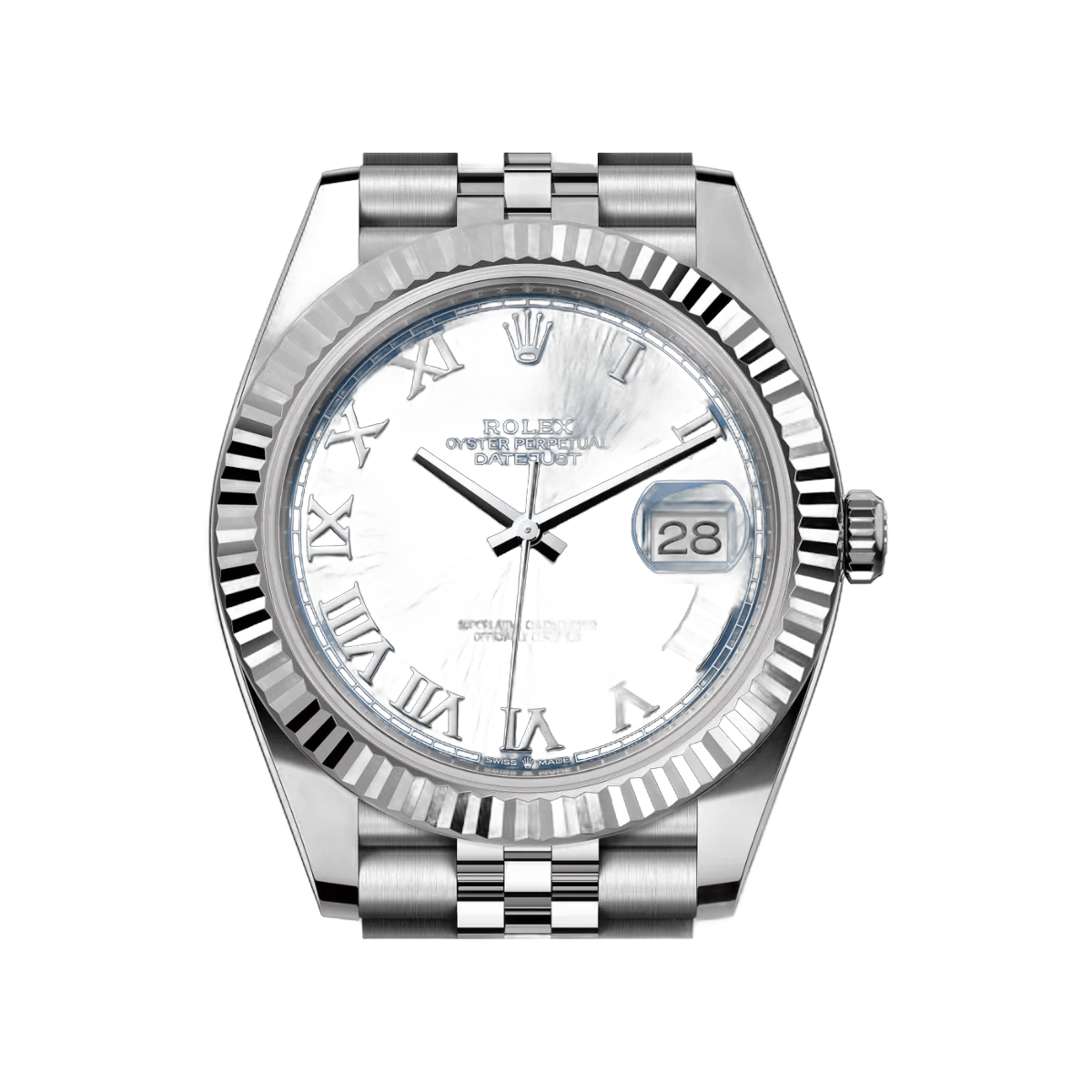Rolex Datejust 126334-0026 Oystersteel White Gold 41mm Blue Roman Dial Men's Watch – additional product photo 3