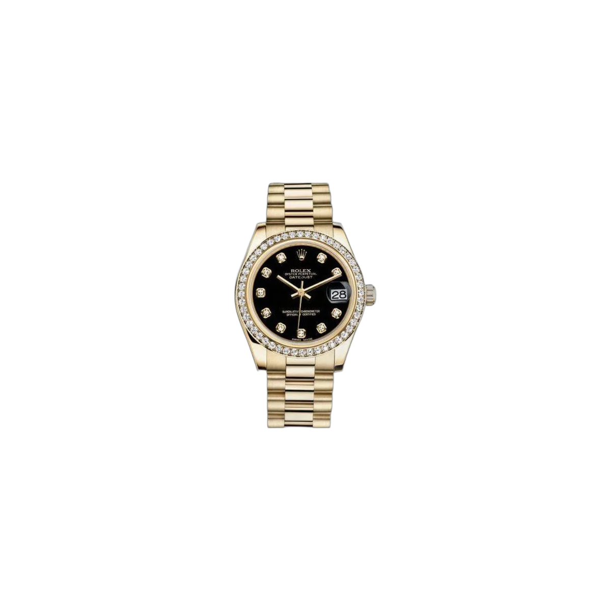 Rolex Datejust 18Kt Rose Gold 31Mm Ladies Watch