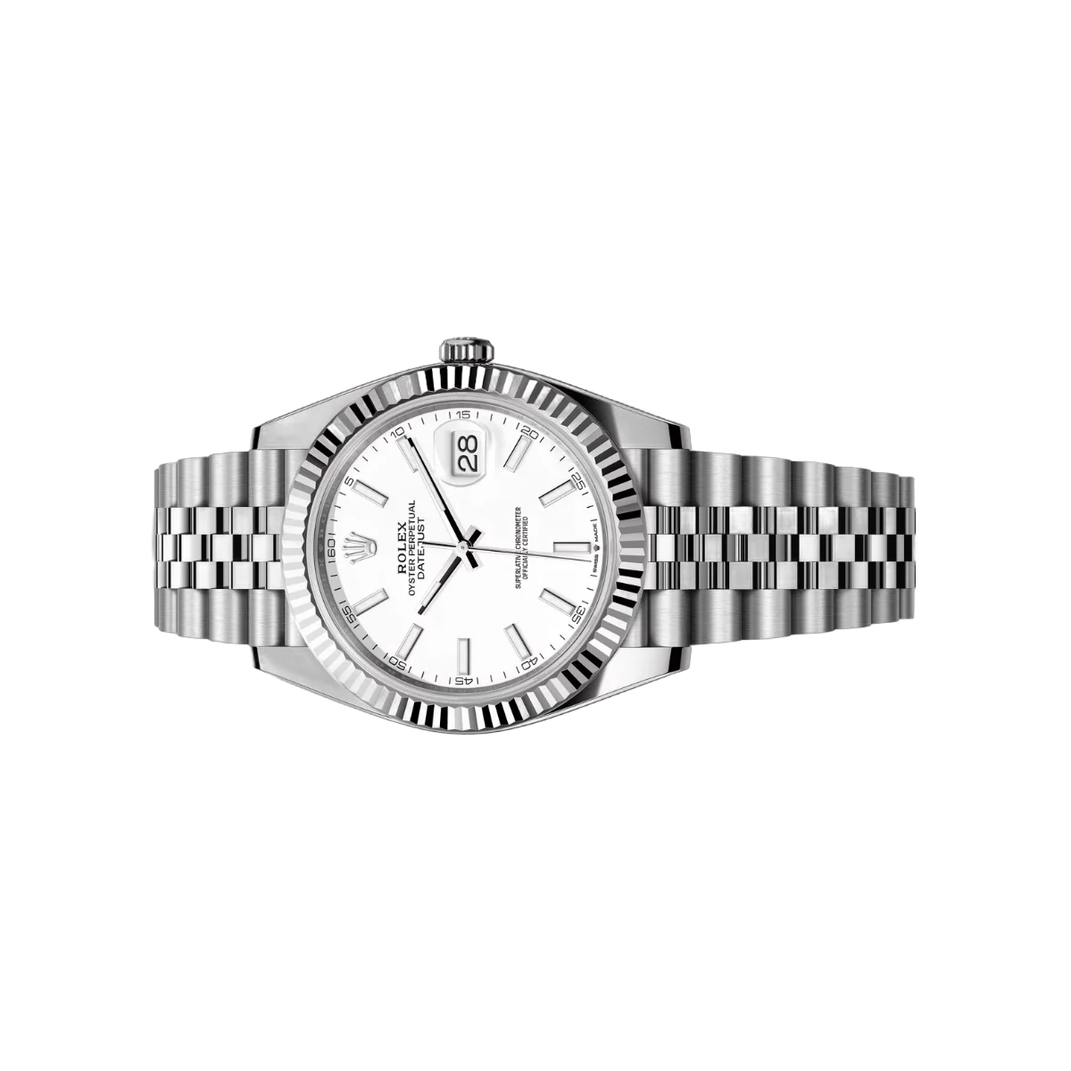 Rolex Datejust 41 Oyster Perpetual 126334-0010 White Gold 41mm White Index Dial Men's Watch – additional product photo 2