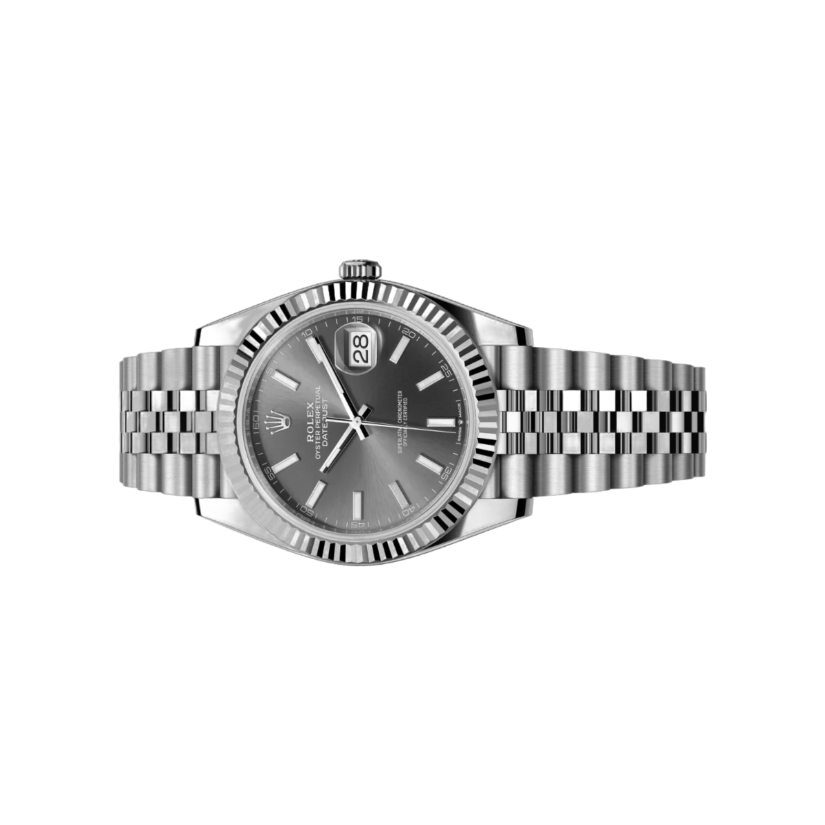 Rolex Datejust 41 Oyster Perpetual 126334-0014 White Gold 41mm Grey Dial Mens Watch – additional product photo 2