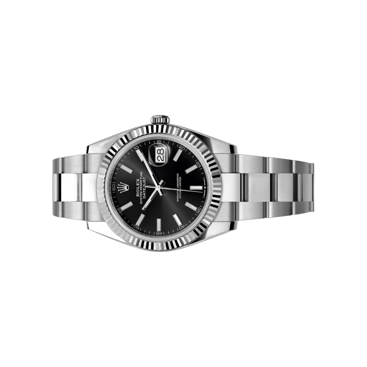 Rolex Datejust 41 Oyster Perpetual 126334-0017 White Gold 41mm Black Index Dial Men's Watch – additional product photo 2