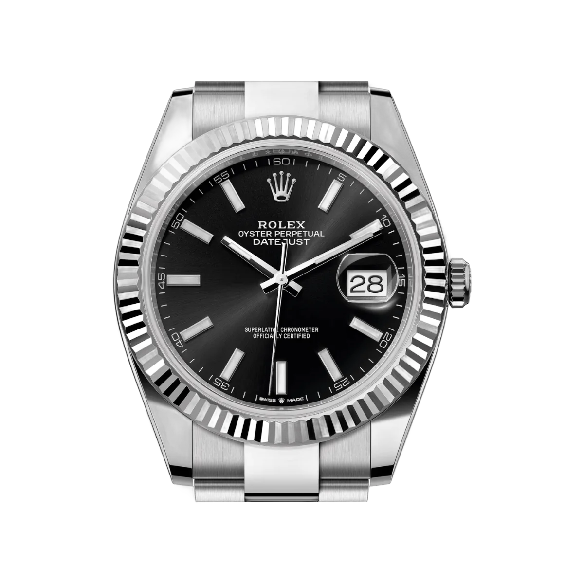 Rolex Datejust 41 Oyster Perpetual 126334-0017 White Gold 41mm Black Index Dial Men's Watch – additional product photo 3