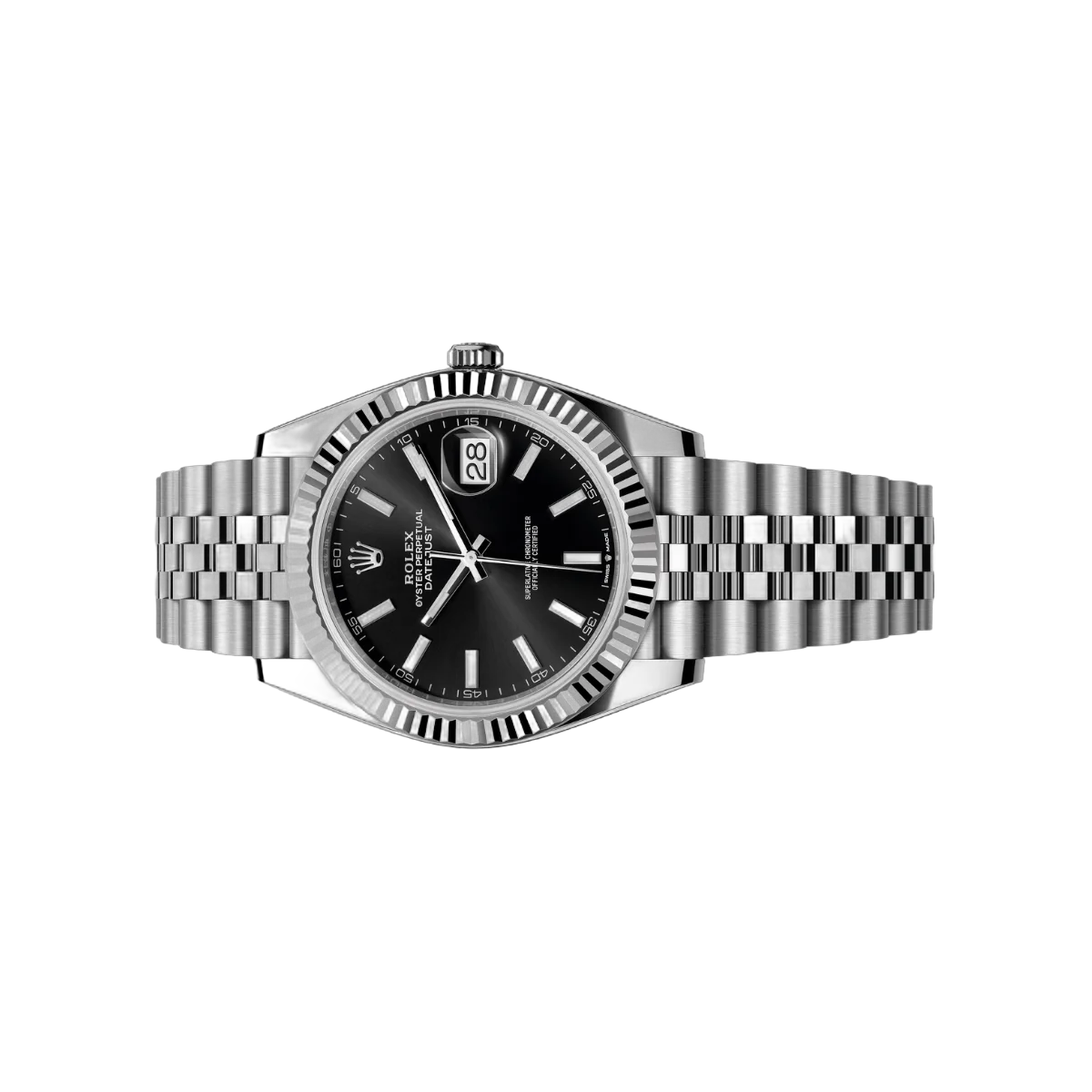 Rolex Datejust 41 Oyster Perpetual 126334-0018 White Gold 41mm Black Dial Men's Watch – additional product photo 2