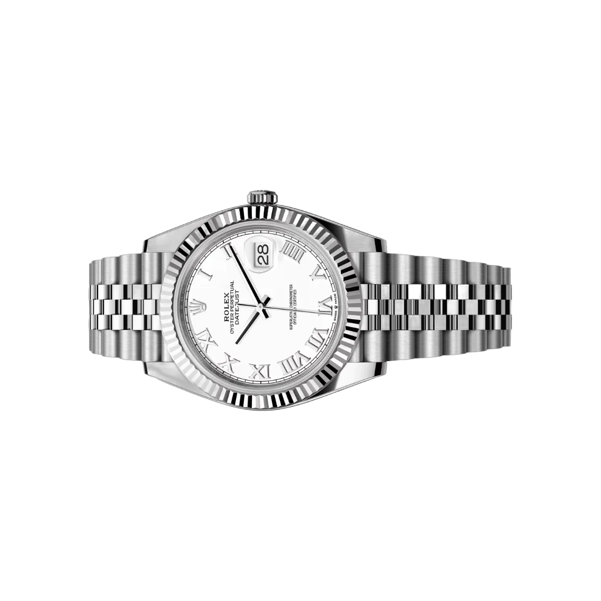 Rolex Datejust 41 Oyster Perpetual 126334-0024 White Gold 41mm White Dial Roman Numerals Mens Watch – additional product photo 2
