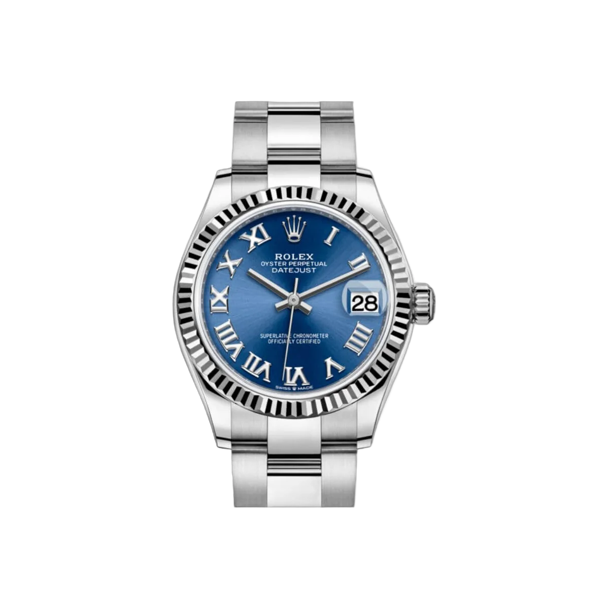 Rolex Datejust M278274-0033 31 Mm Oystersteel Blue Dial White Gold – additional product photo 3