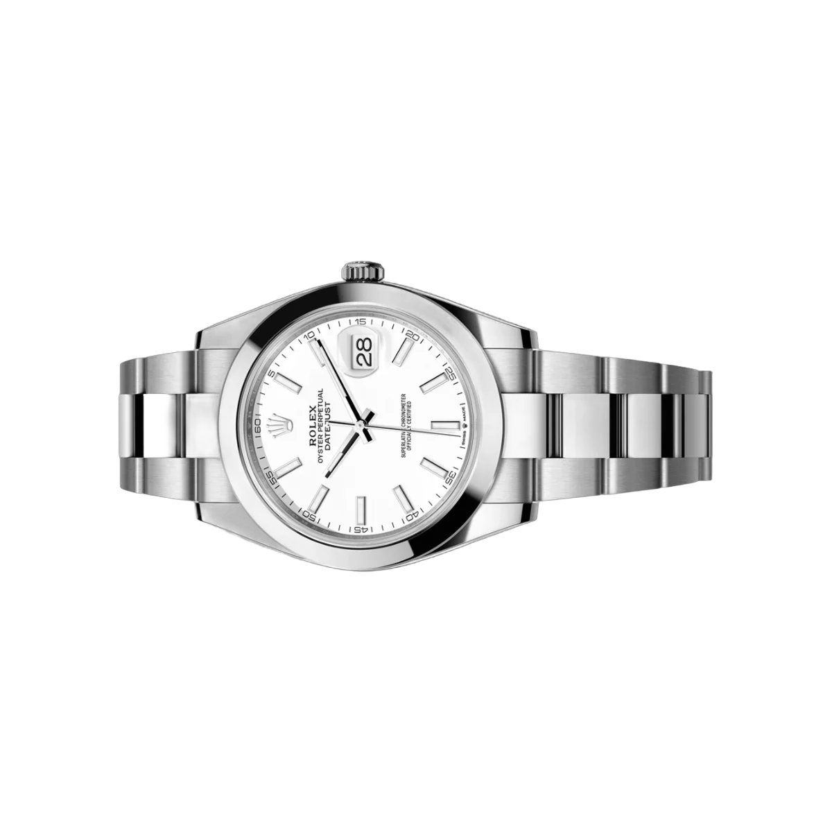 Rolex Datejust Oyster Perpetual 126300-0005 White Index Dial 41mm Mens Watch – additional product photo 2