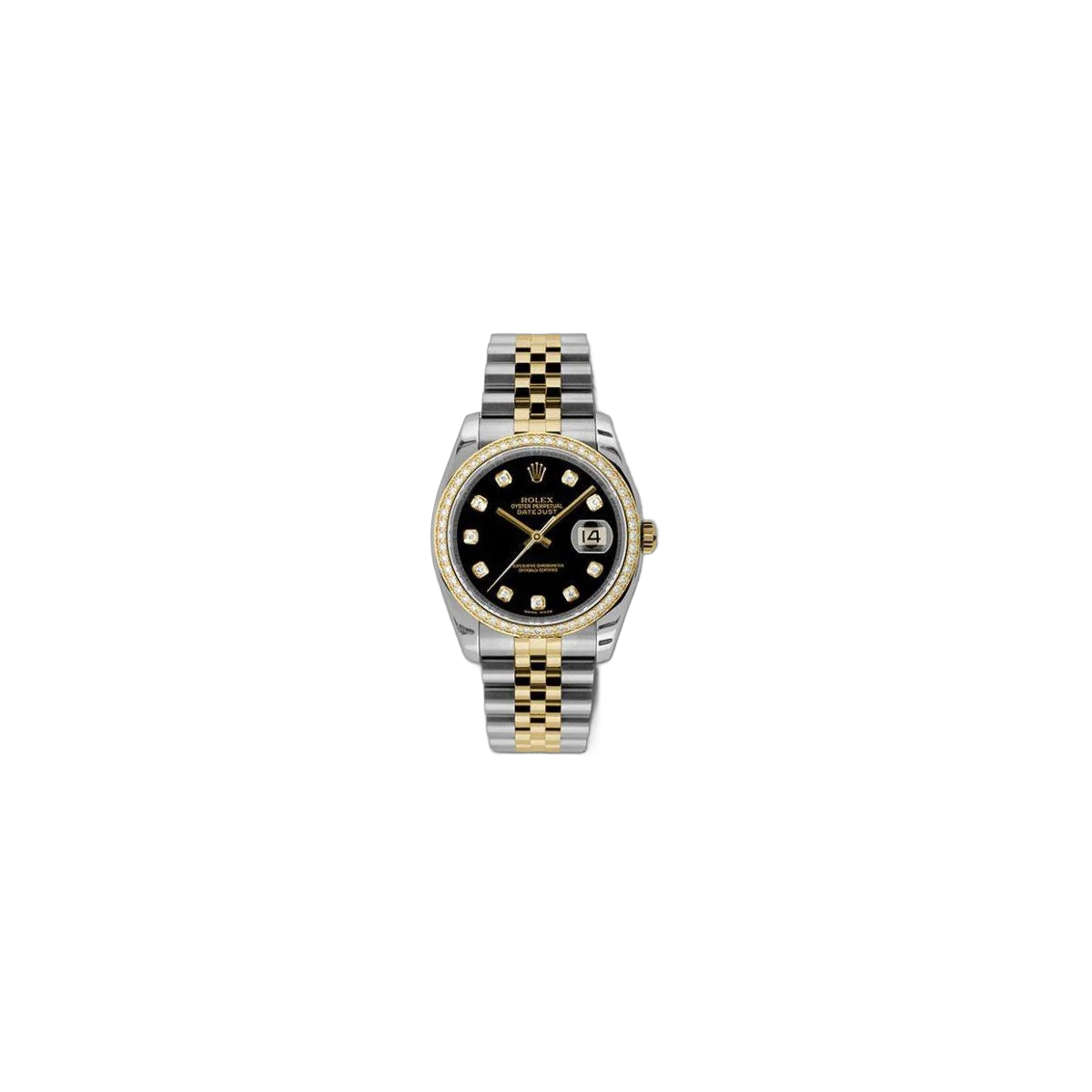 Rolex Datejust Stainless Steel 36Mm Ladies Watch