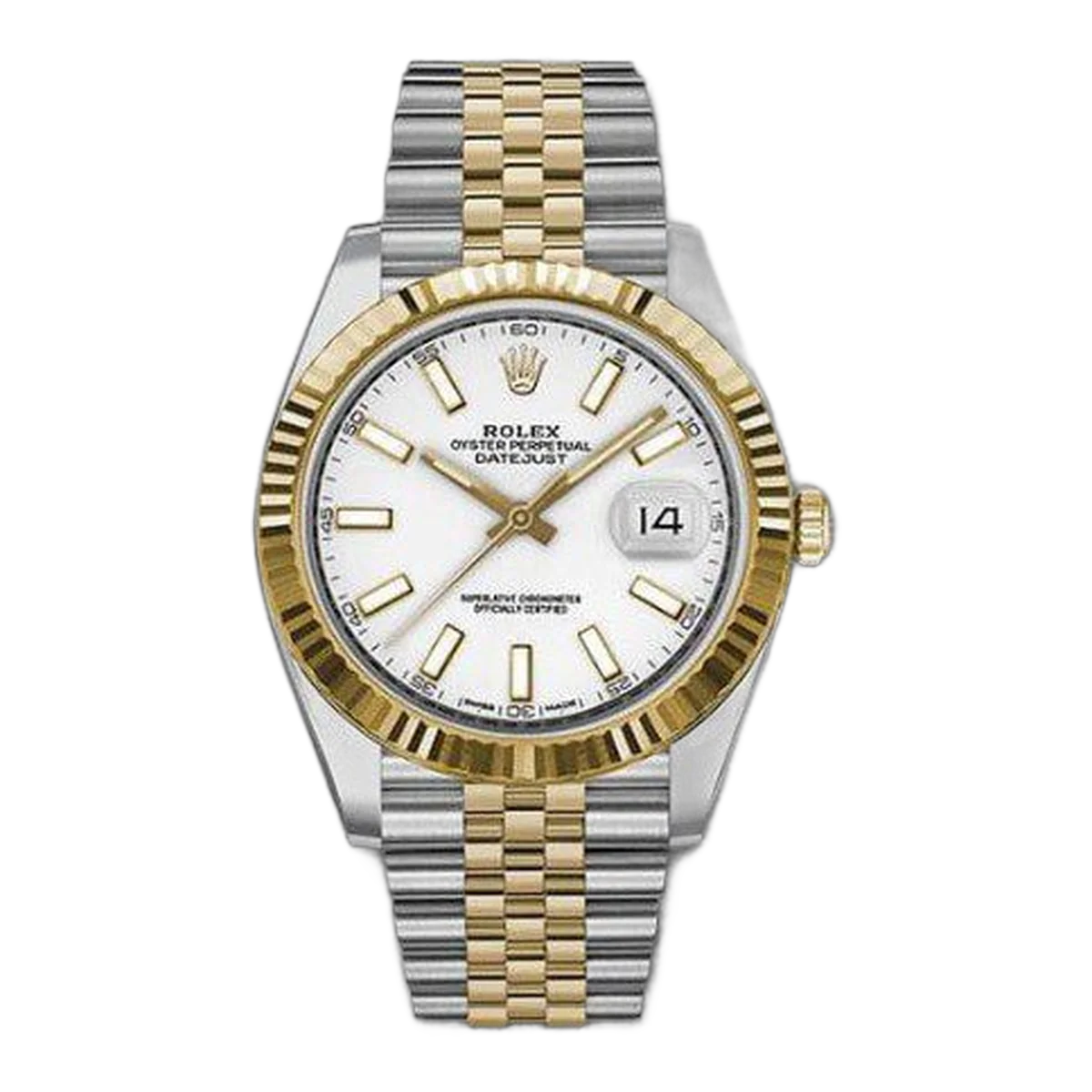 Rolex Datejust Stainless Steel & 18Kt Yellow Gold 41Mm Men's Watch