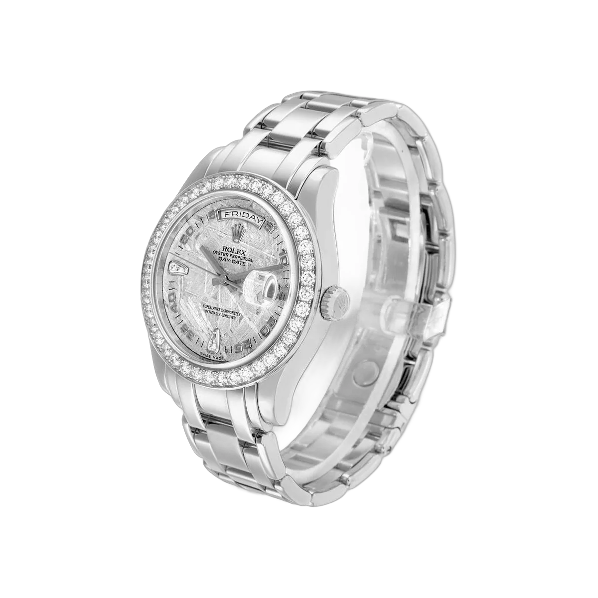 Rolex Day-Date 18946 Platinum 39mm Meteorite Dial Men's Watch – additional product photo 3