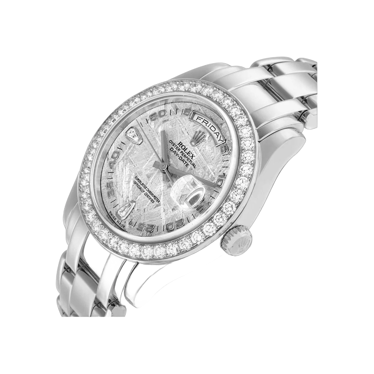 Rolex Day-Date 18946 Platinum 39mm Meteorite Dial Men's Watch – additional product photo 4