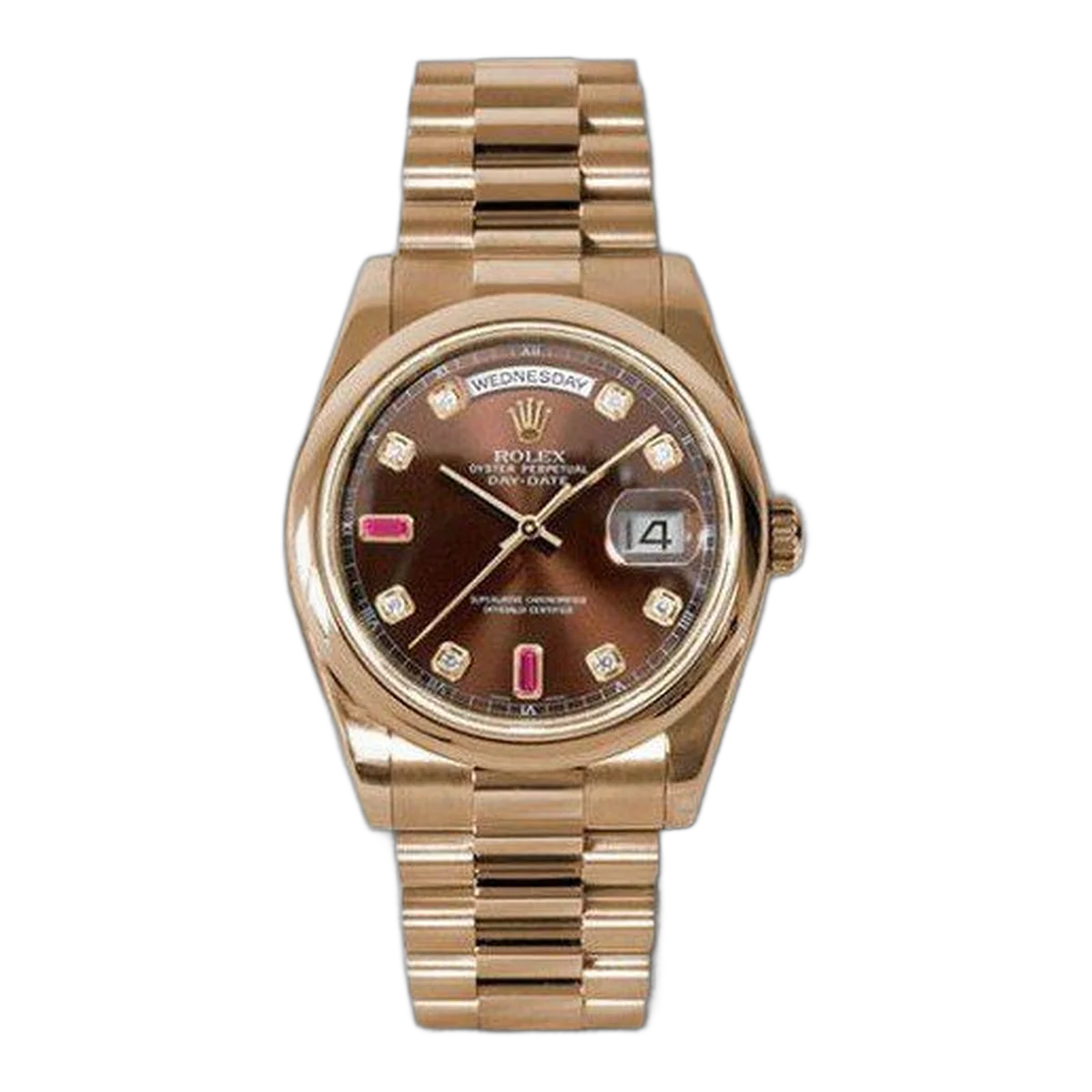 Rolex Day Date 18Kt Rose Gold 36Mm Men's Watch