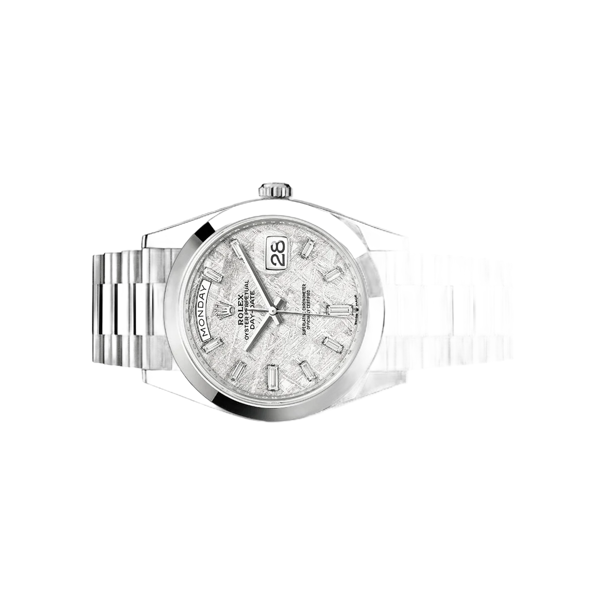 Rolex Day-Date 228206-0036 Platinum 40mm Meteorite Diamond Dial Men’s Watch – additional product photo 2