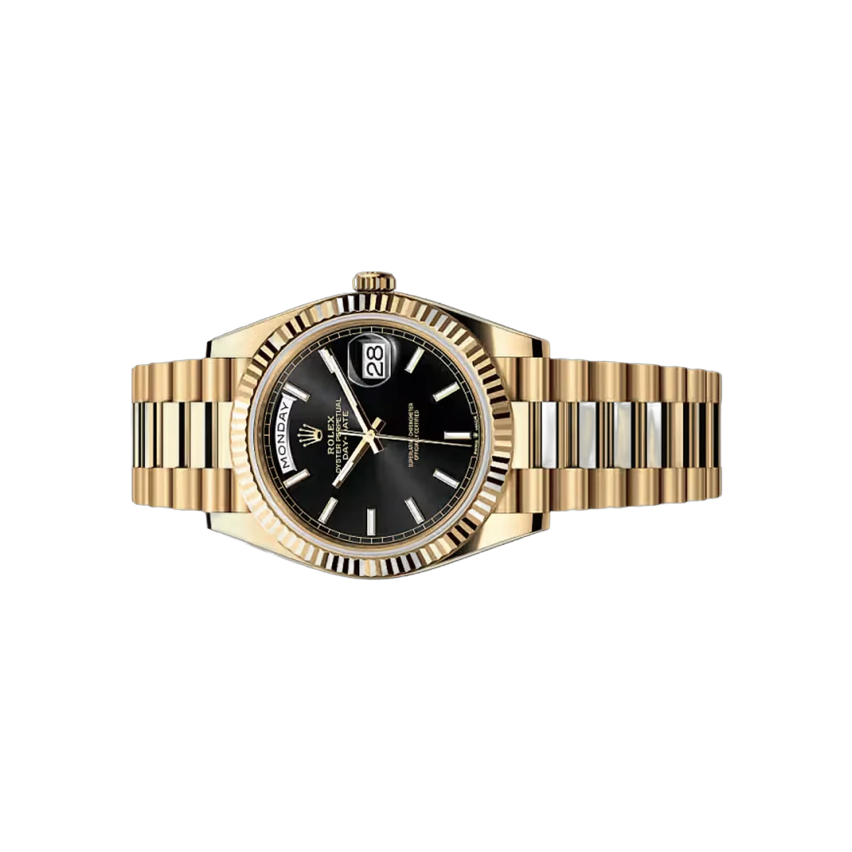 Rolex Day-Date 228238-0067 Yellow Gold 40mm Black Index Dial Men's Watch – additional product photo 2