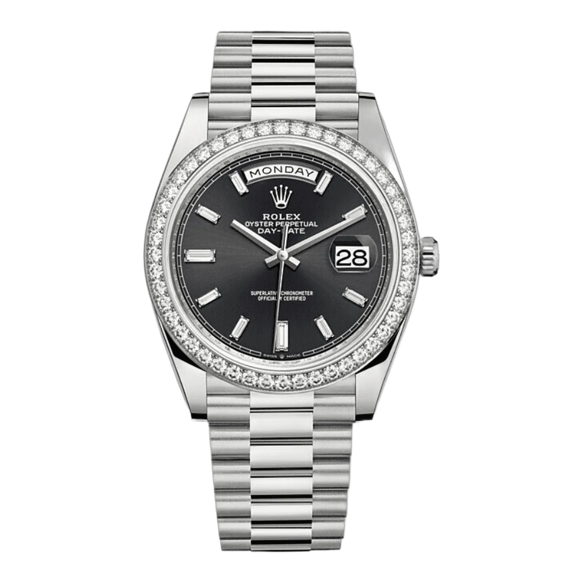 Rolex Day-Date 228349RBR-0003 Oyster, White Gold And Diamonds