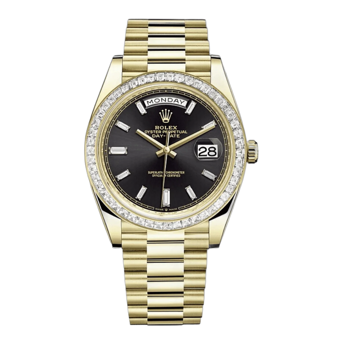 Rolex Day-Date M228398Tbr-0001 Oyster Yellow Gold And Diamonds