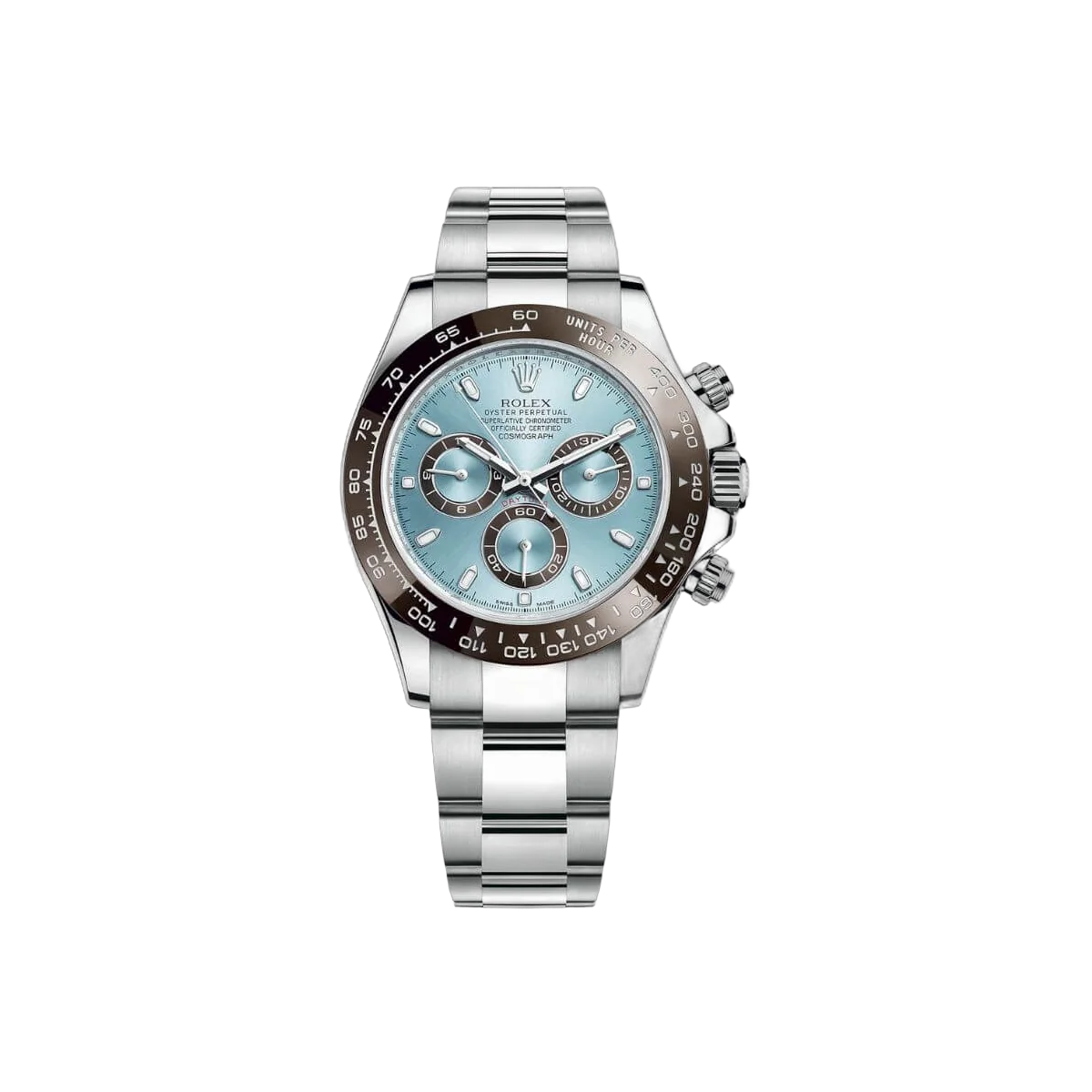 Rolex Daytona 116506-Arab Blue Arabic Dial Chronograph 40Mm Platinum Oyster Bracelet