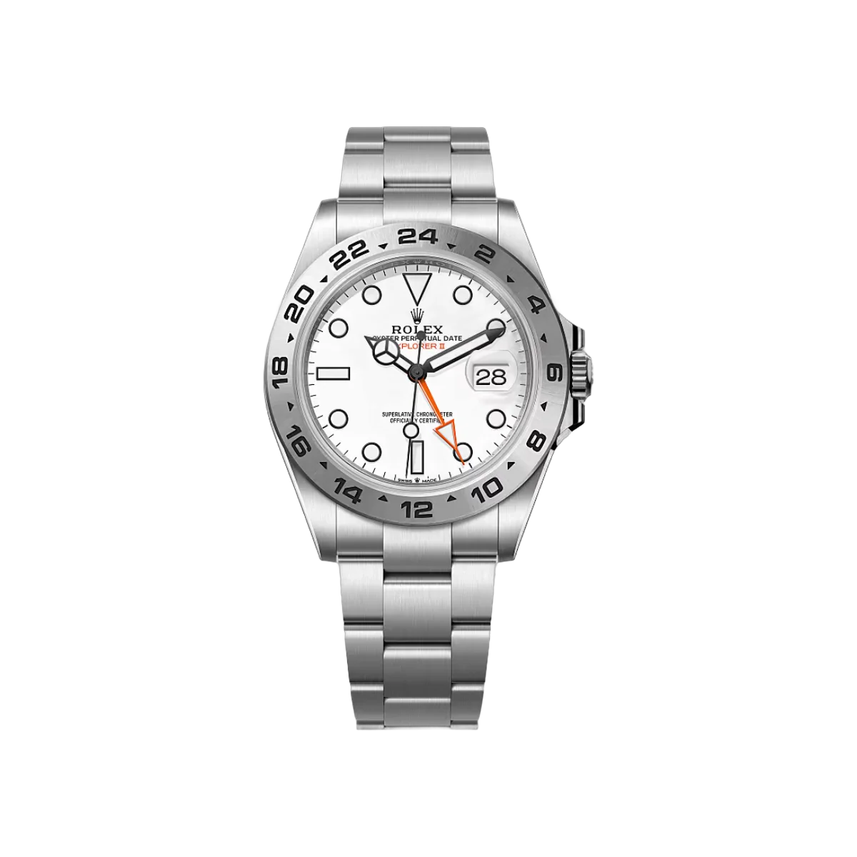Rolex Explorer II 226570-0001 Oystersteel White Dial 42mm Men’s Watch