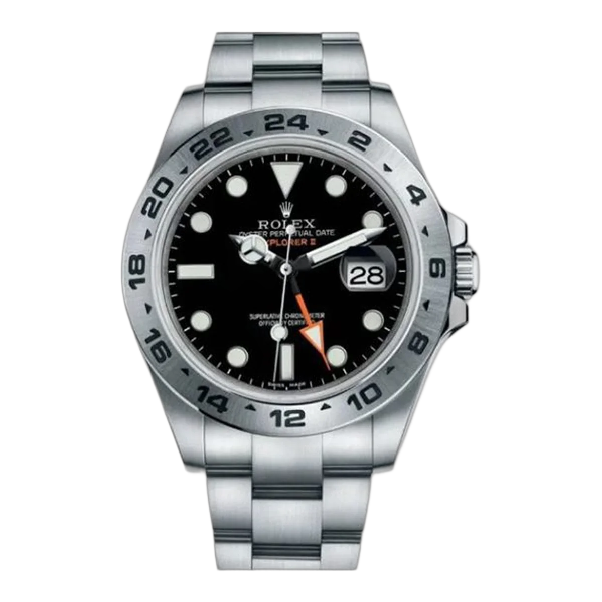 Rolex Explorer Ii 42Mm 216570 Stainless Steel Black Dial Men's Watch
