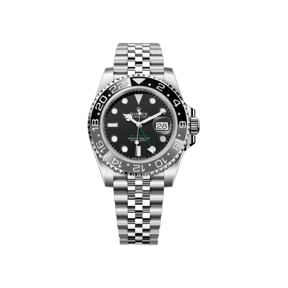 Rolex Gmt Master II 126710GRNR-0003 Oyster steel Bruce Wayne Jubilee Bracelet 40mm Men’s Watch