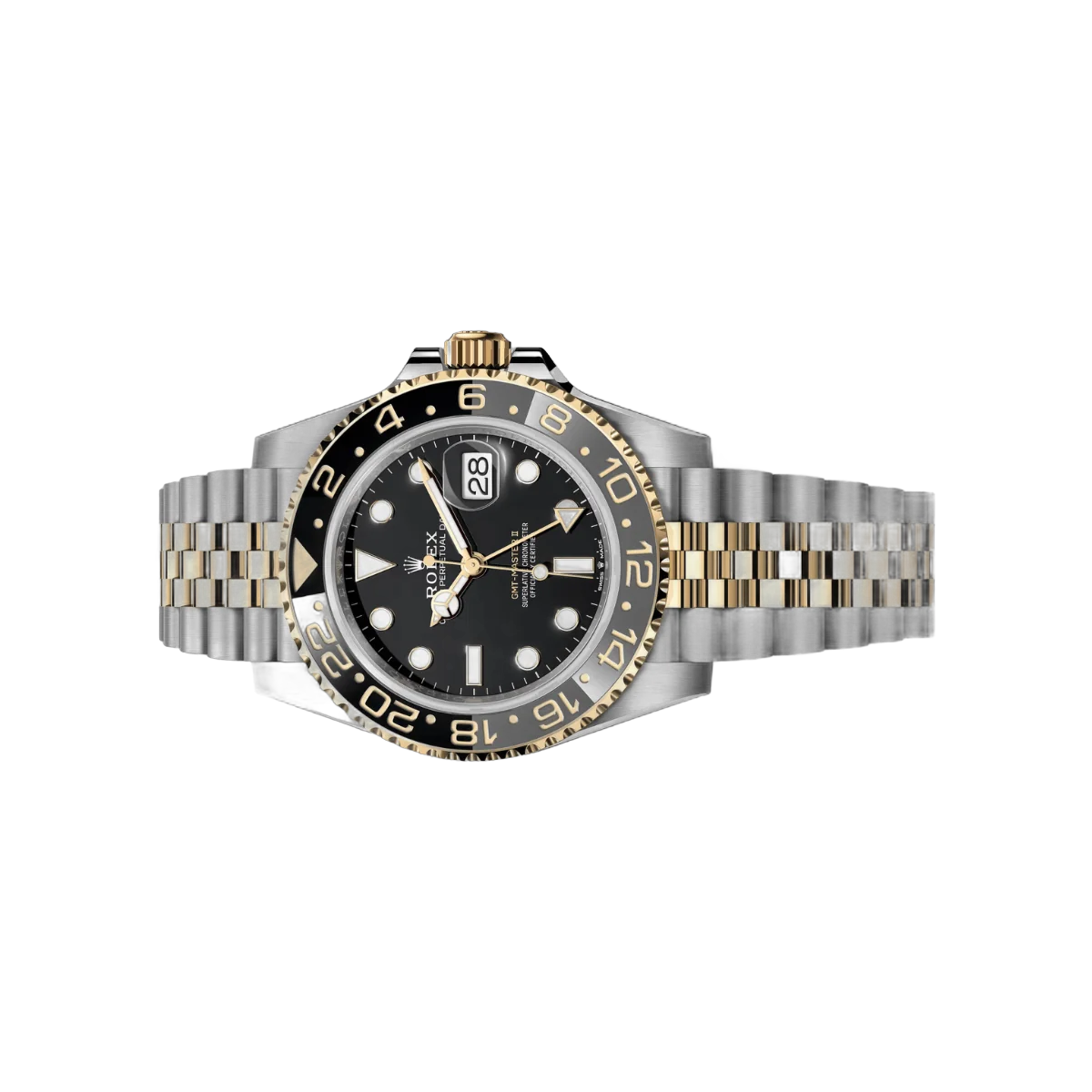 Rolex GMT Master II 126713GRNR Oystersteel Yellow Gold 40mm Black Dial Mens Watch – additional product photo 2