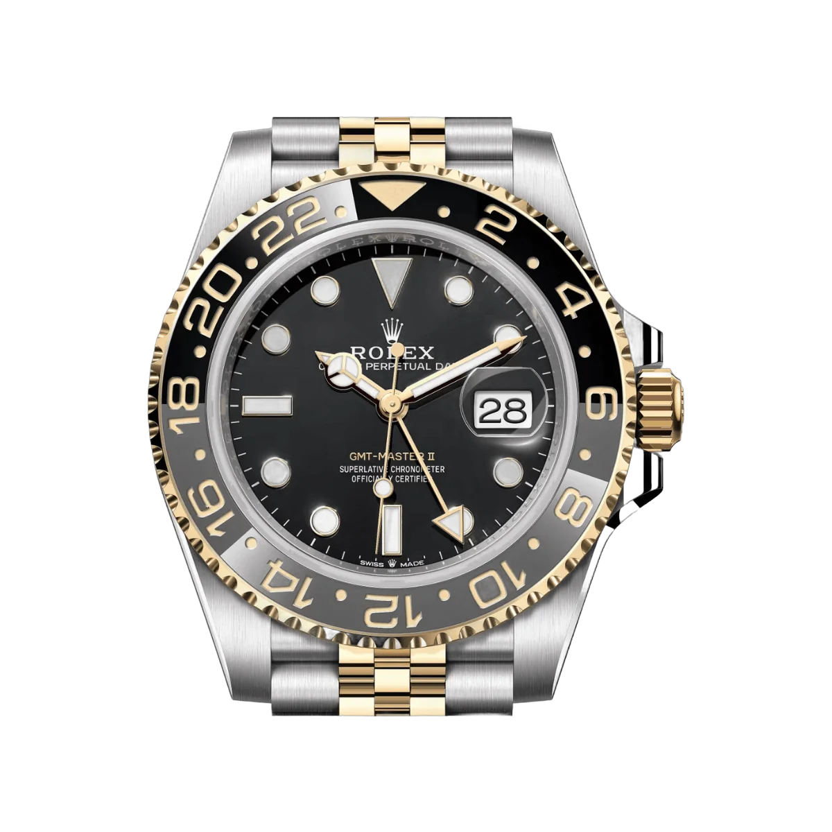 Rolex GMT Master II 126713GRNR Oystersteel Yellow Gold 40mm Black Dial Mens Watch – additional product photo 3