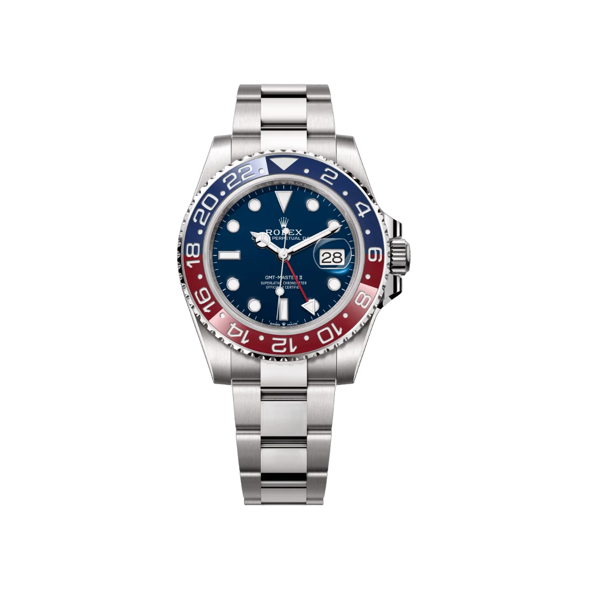 Rolex GMT-Master II 126719BLRO-0003 White Gold Midnight Blue Dial 40mm Men’s Watch.