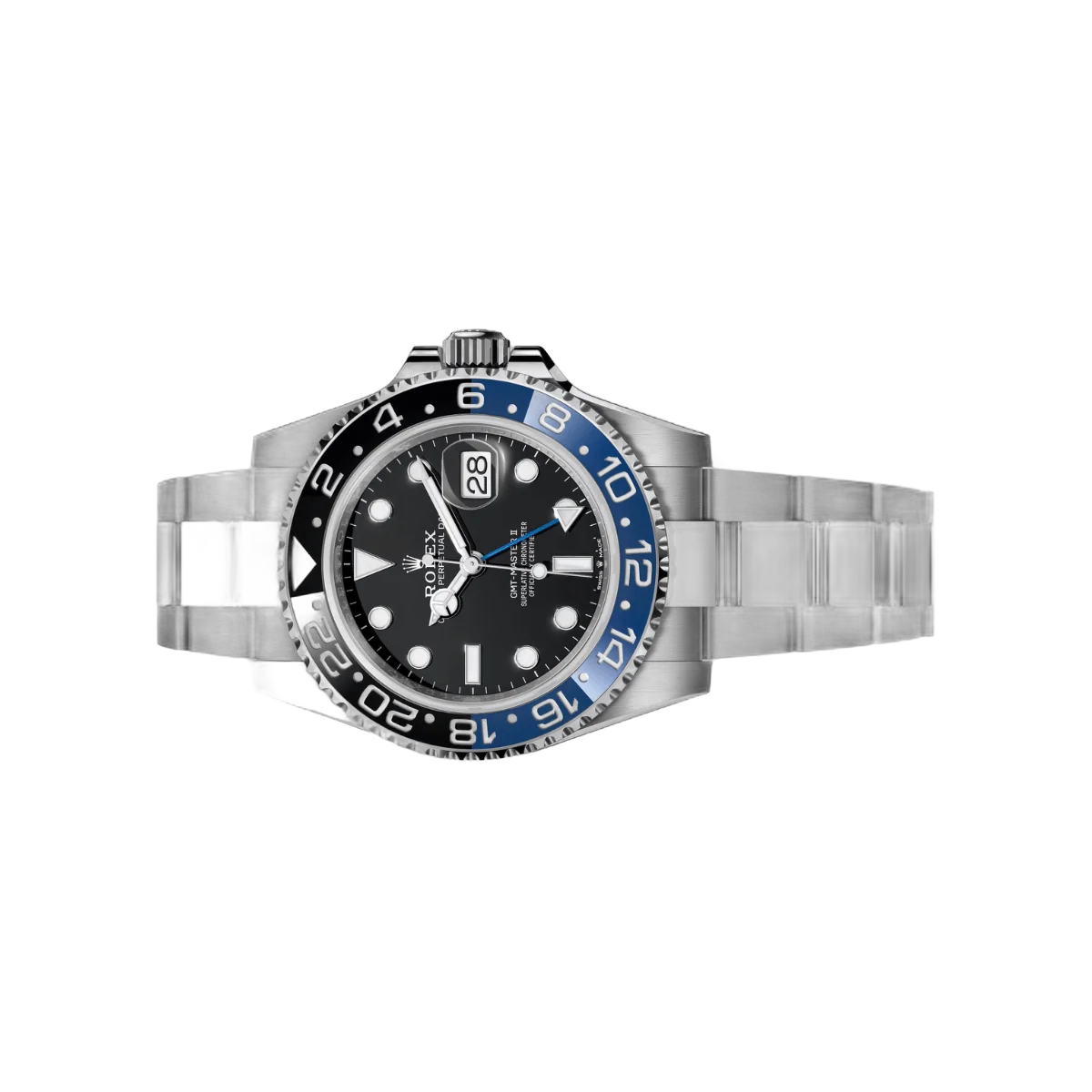Rolex Gmt Master II Batman 126710BLNR-0003 Oyster Steel Black And Blue Ceramic Bezel 40mm Black Dial – additional product photo 2