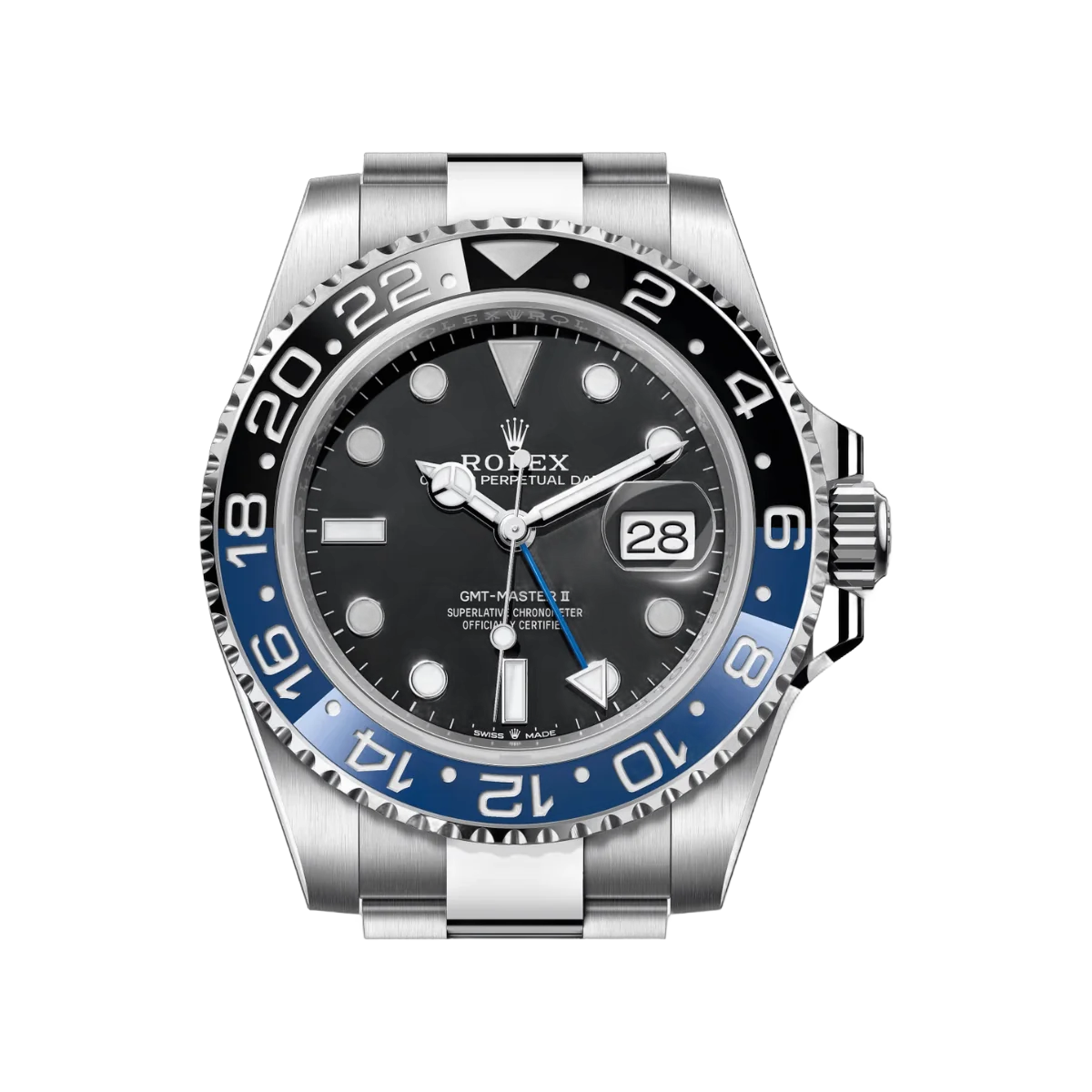 Rolex Gmt Master II Batman 126710BLNR-0003 Oyster Steel Black And Blue Ceramic Bezel 40mm Black Dial – additional product photo 3