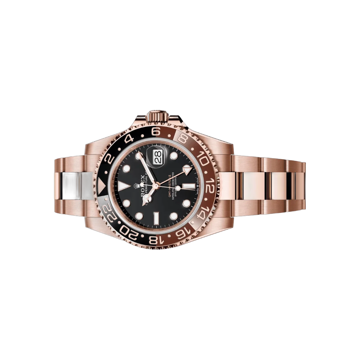 Rolex Gmt Master II Root Beer 126715CHNR-0001 Full Rose Gold 40mm Men's Watch – additional product photo 2
