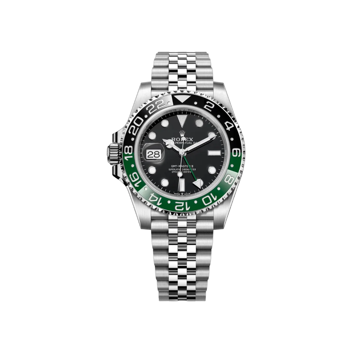 Rolex GMT Master II Sprite 126720VTNR-0002 Oystersteel Jubilee Bracelet 40mm Men's Watch