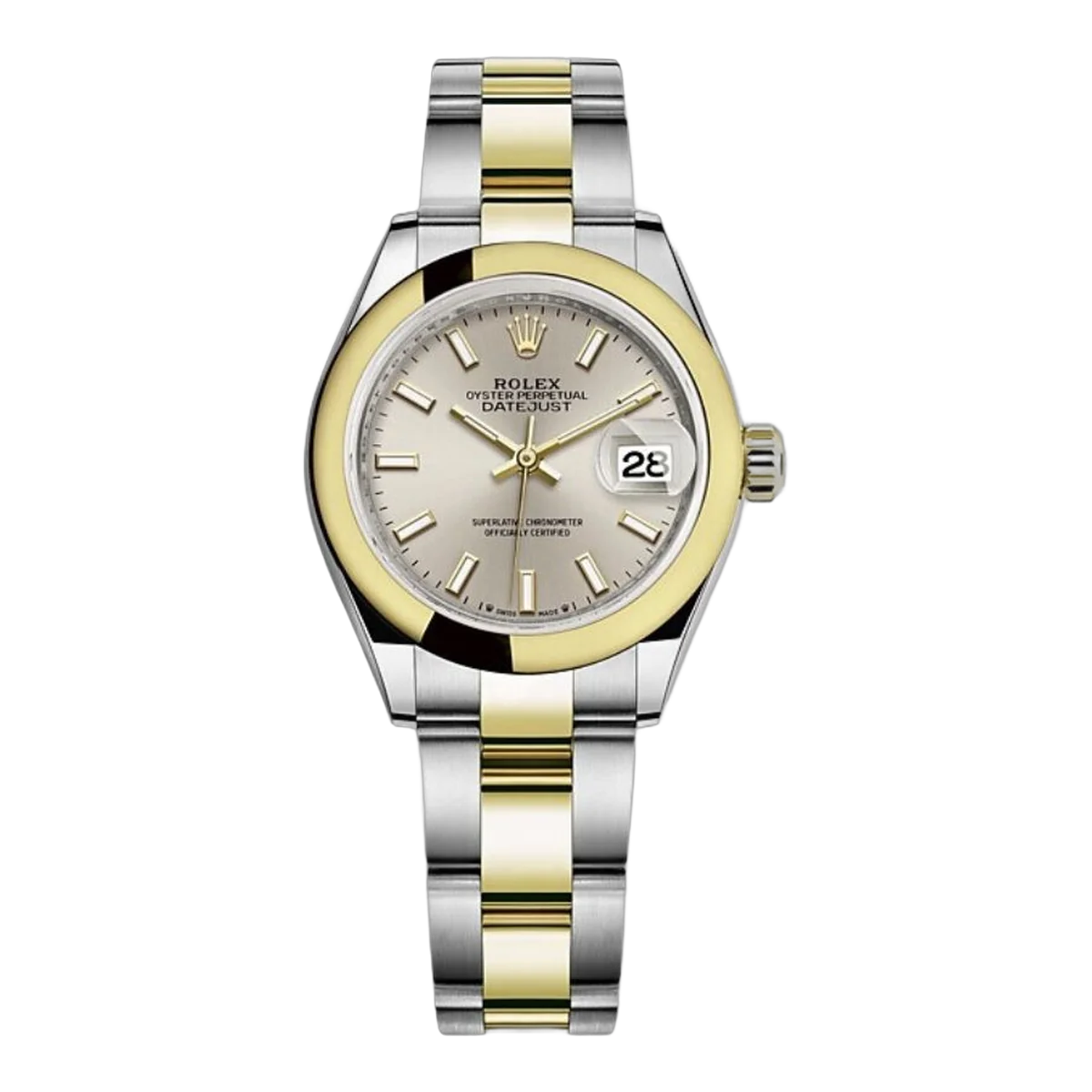 Rolex Lady Datejust M279163-0020 28 Mm Oystersteel And Yellow Gold