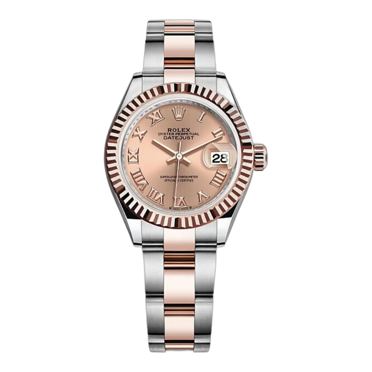 Rolex Lady Datejust M279171-0026 28Mm Stainless Steel And Everose Gold