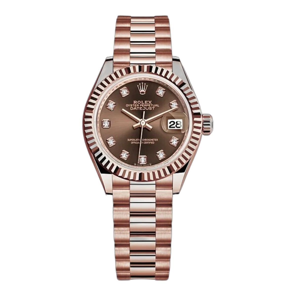 Rolex Lady Datejust M279175-0016 Oyster, 28 Mm, Everose Gold