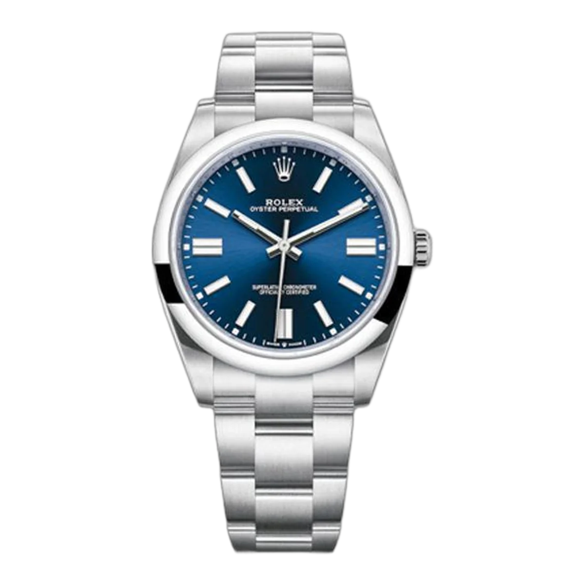 Rolex Oyster Perpetual 124300BL Blue Index Dial Stainless Steel