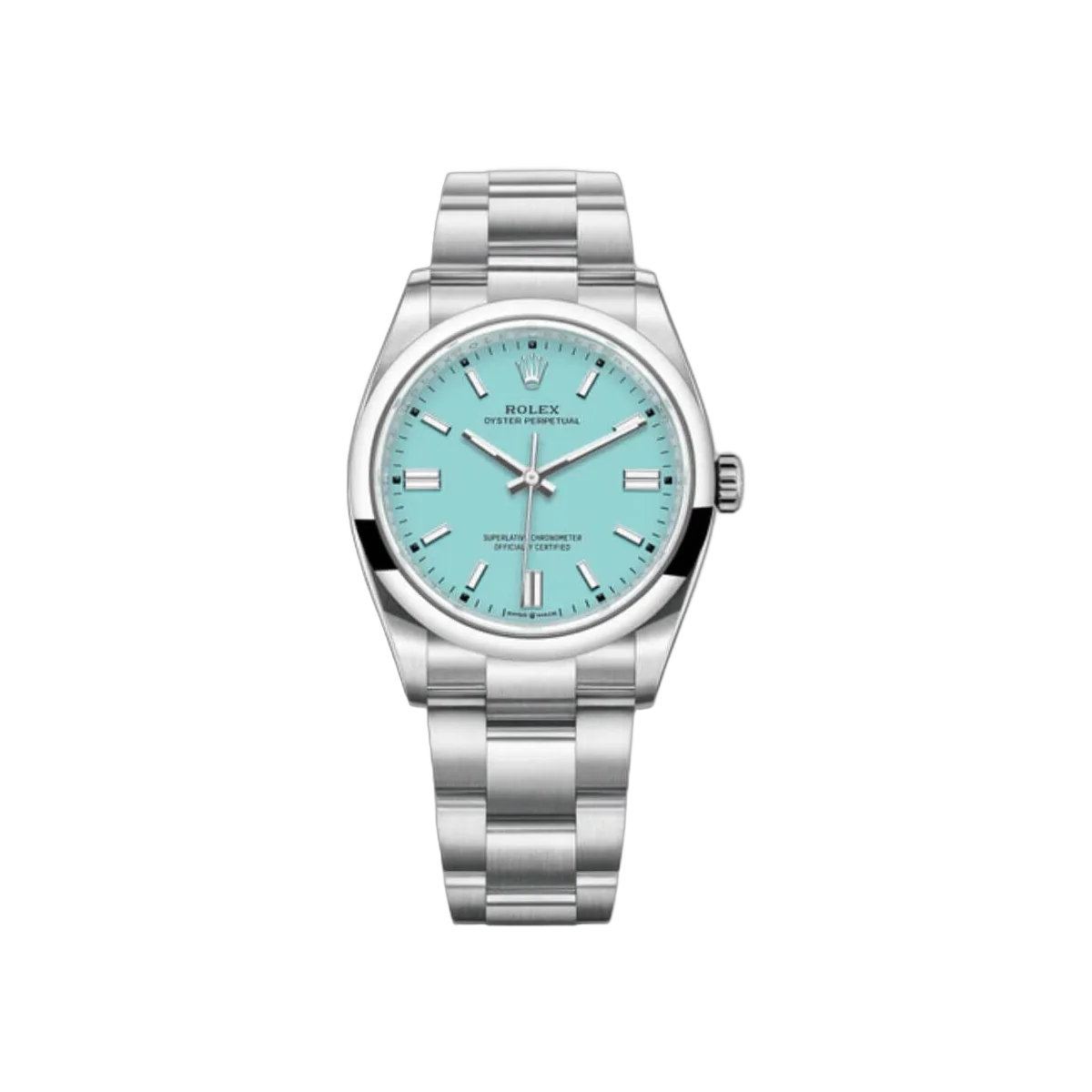 Rolex Oyster Perpetual 126000 36 Torquoise Blue Dial