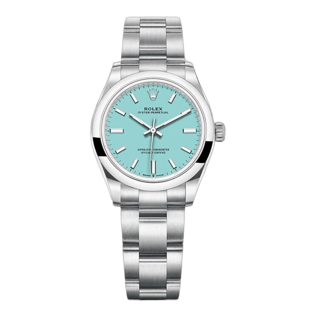 Rolex Oyster Perpetual 277200-0007 31mm Op Tiffany Blue Dial