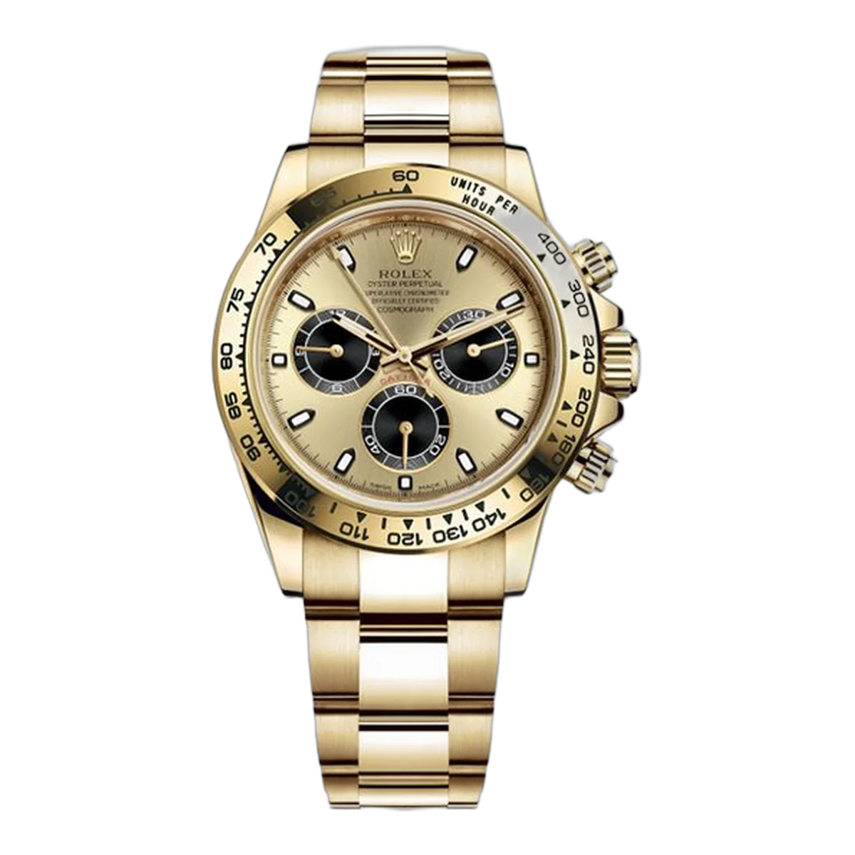 Rolex Oyster Perpetual Cosmograph Daytona Yellow Gold Men's Watch