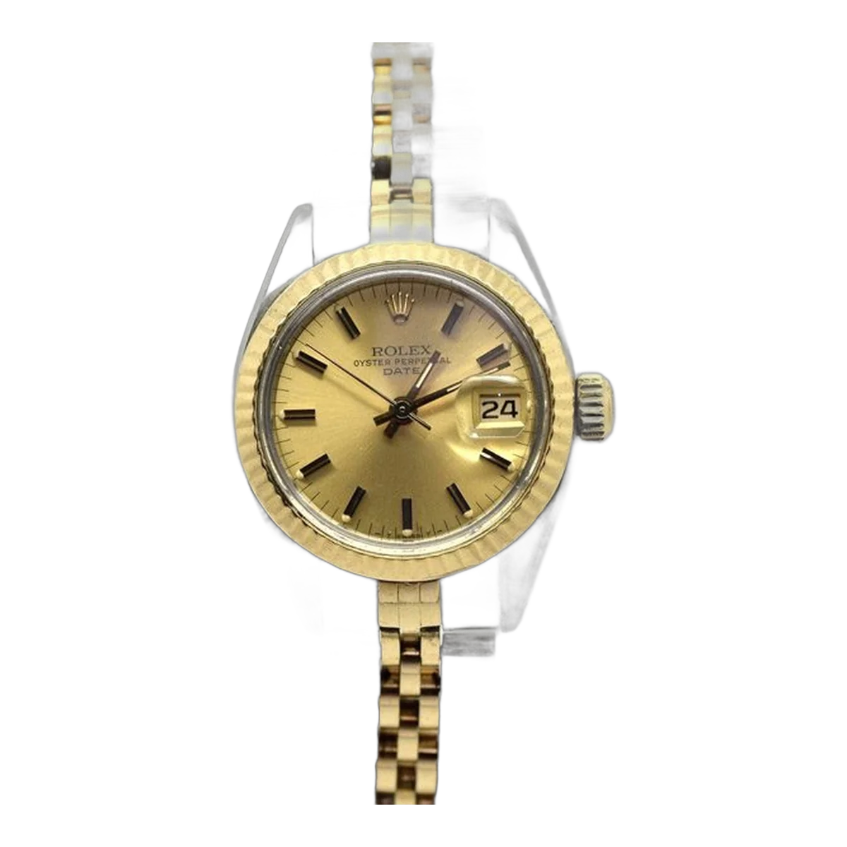 Rolex Oyster Perpetual Date Two Tone Ladies' Watch