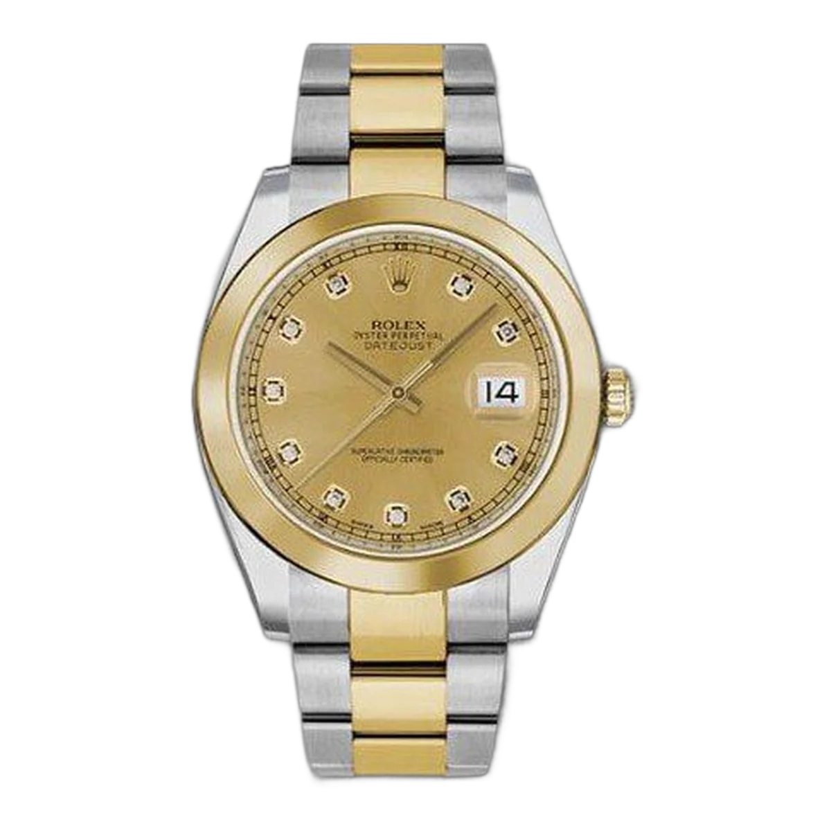 Rolex Oyster Perpetual Datejust 18Kt Yellow Gold & Stainless Steel 41Mm Men's Watch