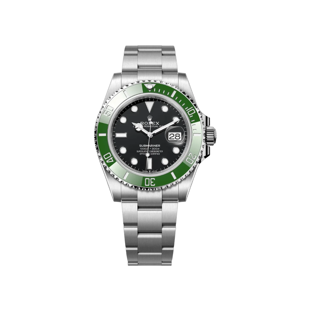 Rolex Oyster Perpetual Submariner 126610LV-0002 Kermit/Starbucks 41Mm Stainless Steel