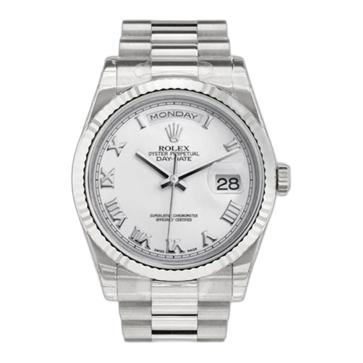 Rolex President Day-Date White Gold Men's Watch